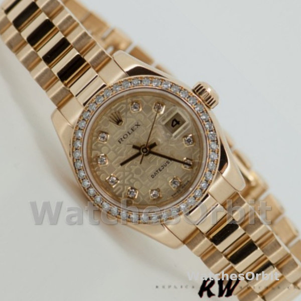 Rolex Datejust 179138 Champagne Jubilee Dial 26MM Lady Replica Watch