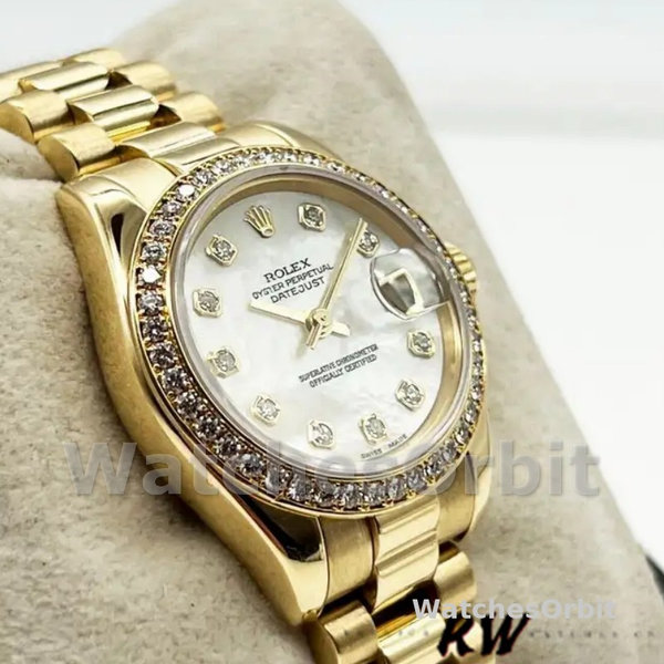 Rolex Datejust 179138 Mother Of Pearl Diamond Dial 26MM Lady Replica Watch