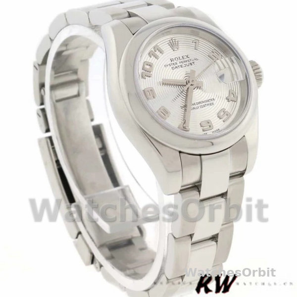 Rolex Datejust 179160 Concentric Circle Silver Dial 26MM Lady Replica Watch