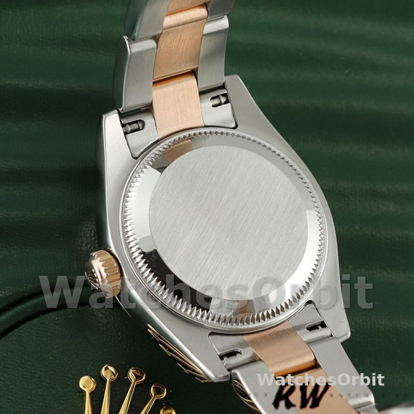 Rolex Datejust 179161 Stainless Steel and Everose Gold Black Roman Dial 26MM Lady Replica Watch