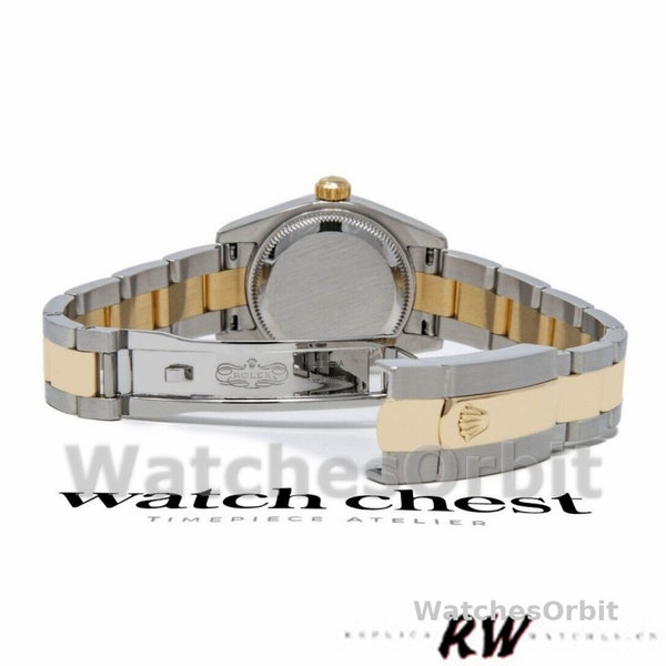 Rolex Datejust 179163 Champagne Roman Dial Domed Dezel 26MM Lady Replica Watch