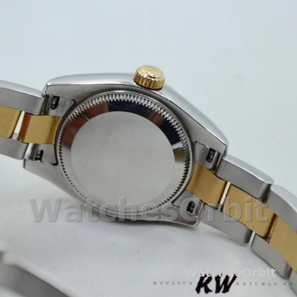 Rolex Datejust 179163 Grey Dial Domed Dezel 26MM Lady Replica Watch