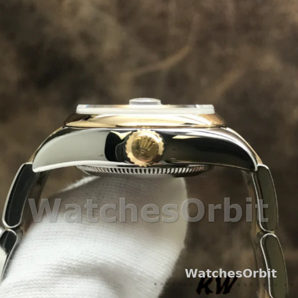 Rolex Datejust 179163 Silver Diamond Dial Domed Dezel 26MM Lady Replica Watch