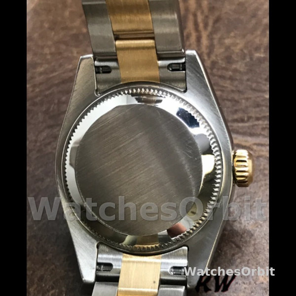 Rolex Datejust 179163 Silver Diamond Dial Domed Dezel 26MM Lady Replica Watch