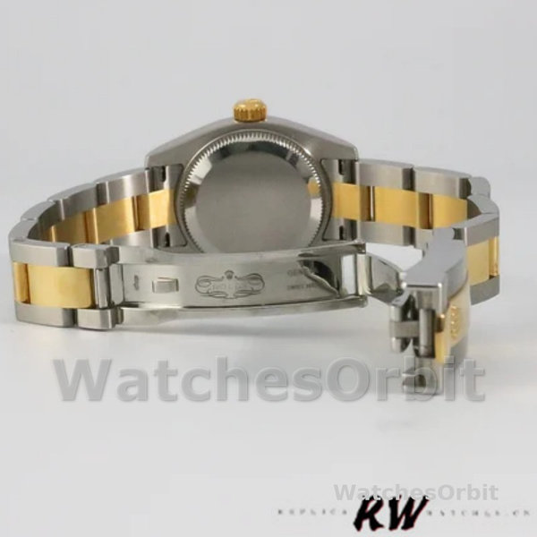 Rolex Datejust 179163 Sunbeam Gray Dial Domed Dezel 26MM Lady Replica Watch