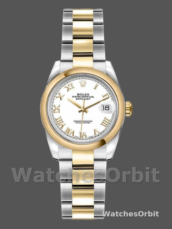 Rolex Datejust 179163 White Roman Numeral Dial 26MM Lady Replica Watch