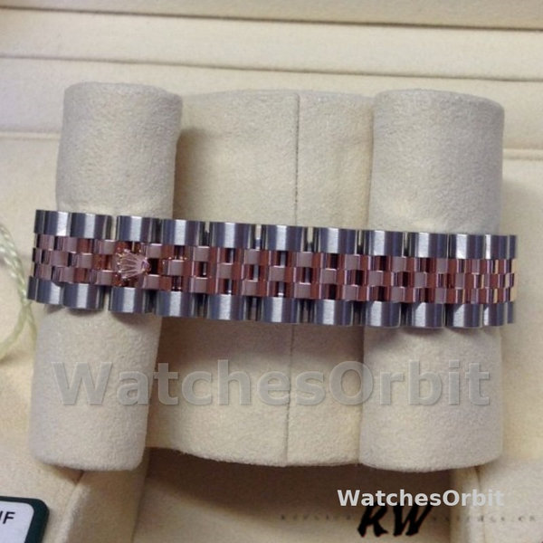 Rolex Datejust 179171 Pink Roman Numeral Dial Fluted Bezel 26MM Lady Replica Watch