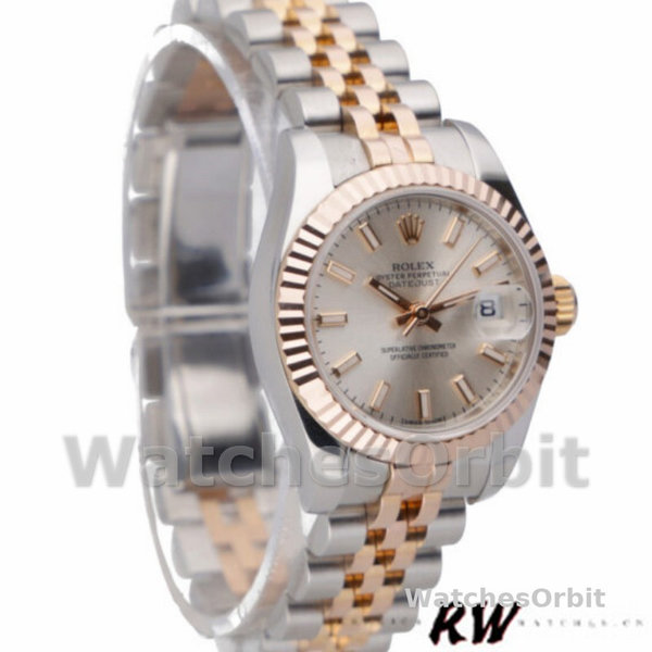 Rolex Datejust 179171 Silver Dial Fluted Bezel 26MM Lady Replica Watch
