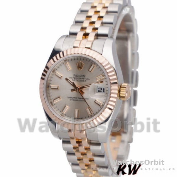 Rolex Datejust 179171 Silver Dial Fluted Bezel 26MM Lady Replica Watch