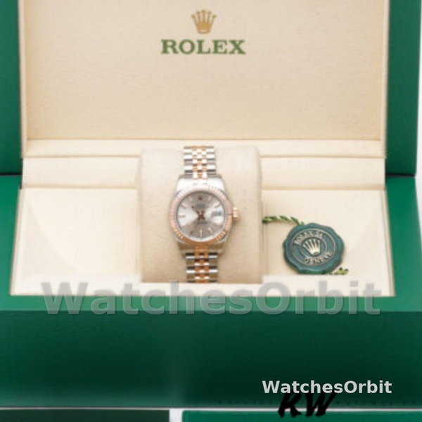 Rolex Datejust 179171 Silver Dial Fluted Bezel 26MM Lady Replica Watch