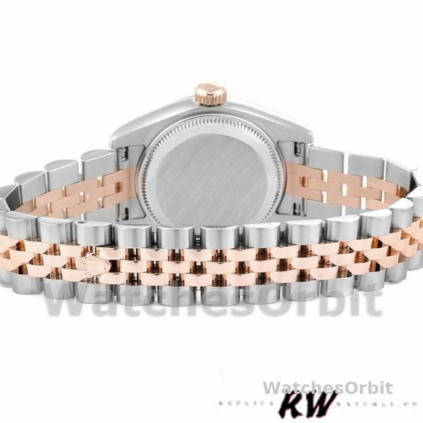 Rolex Datejust 179171 Silver jubilee anniversary Dial Fluted Bezel 26MM Lady Replica Watch