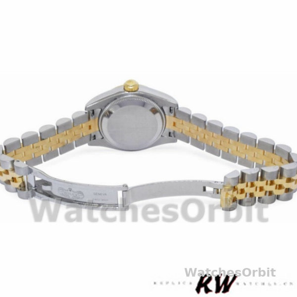Rolex Datejust 179173 Jubilee Champagne Diamond Dial Fluted Bezel 26MM Lady Replica Watch