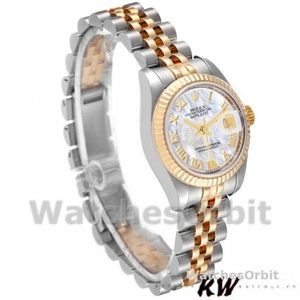 Rolex Datejust 179173 Mother Of Pearl White Dial 26MM Lady Replica Watch
