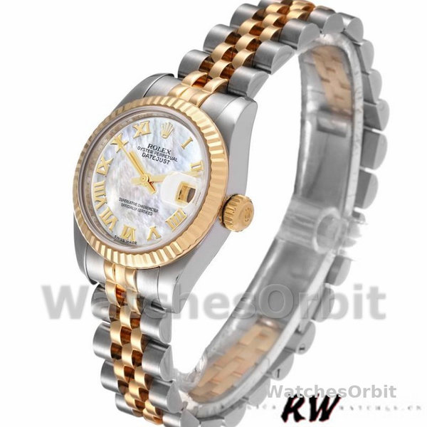 Rolex Datejust 179173 Mother Of Pearl White Dial 26MM Lady Replica Watch