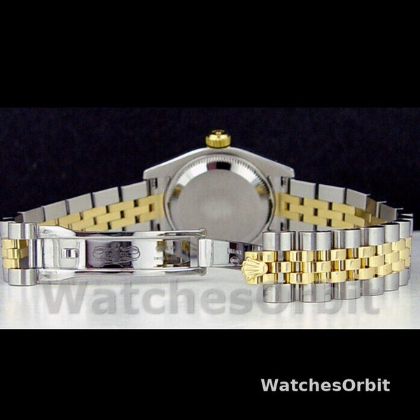 Rolex Datejust 179173 Silver Jubilee Diamond Dial Fluted Bezel 26MM Lady Replica Watch