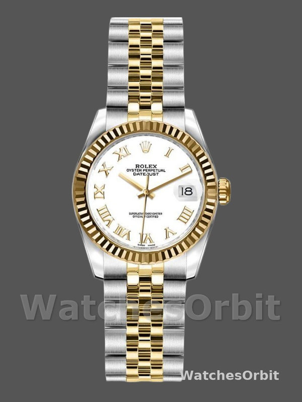 Rolex Datejust 179173 White Roman Numeral Dial 26MM Lady Replica Watch