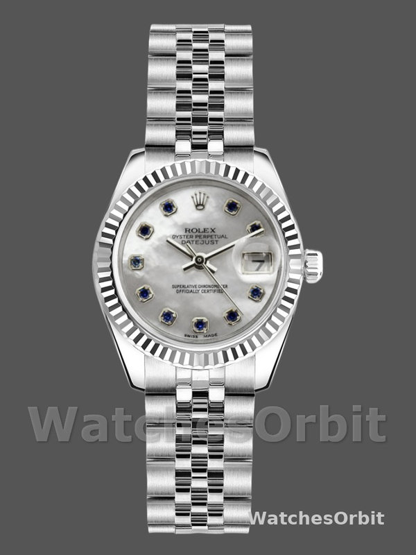 Rolex Datejust 179174 Mother of Pearl White Dial 26MM Lady Replica Watch