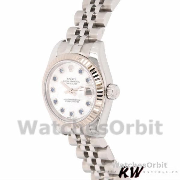 Rolex Datejust 179174 Mother of Pearl White Dial 26MM Lady Replica Watch