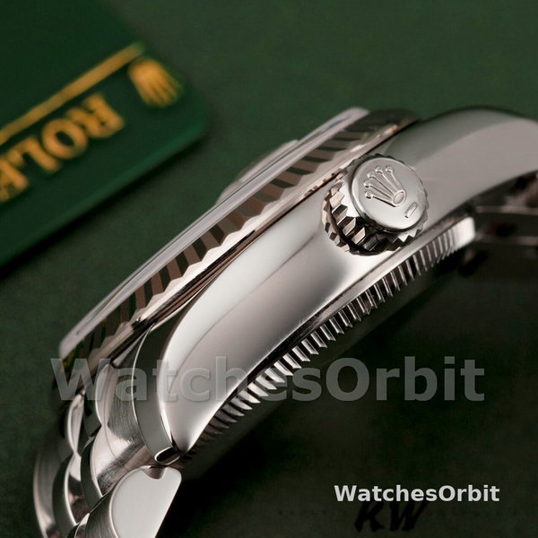 Rolex Datejust 179174 Mother Of Pearl White Dial Fluted Bezel 26MM Lady Replica Watch