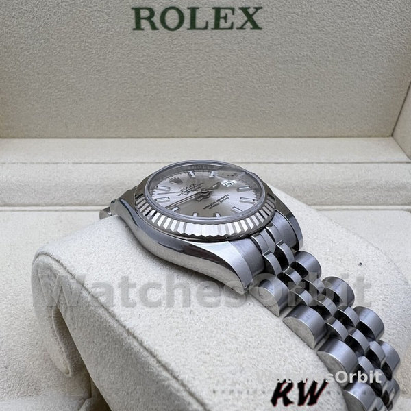 Rolex Datejust 179174 Silver Index Dial Fluted Bezel 26MM Lady Replica Watch