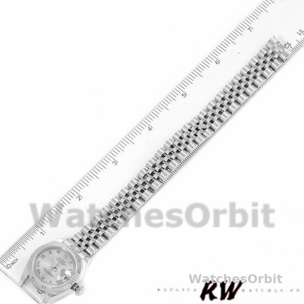 Rolex Datejust 179174 Silver Roman Dial Fluted Bezel 26MM Lady Replica Watch