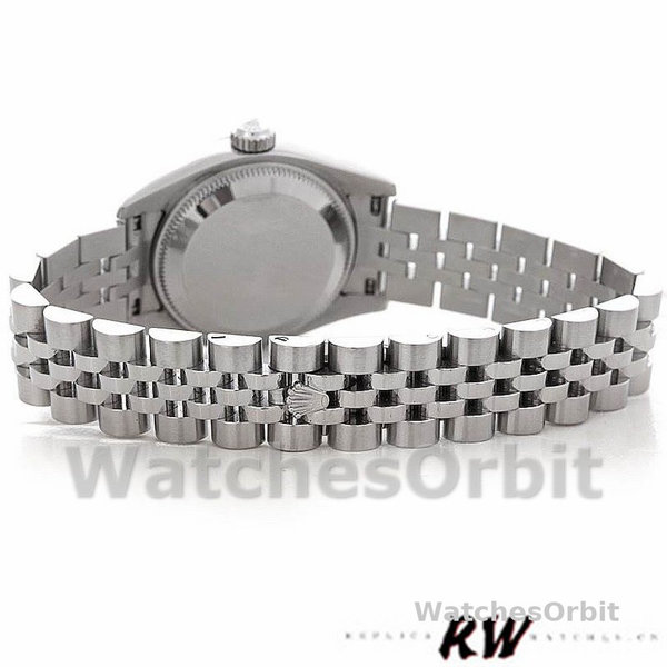 Rolex Datejust 179174 Sodalite Diamond Dial Fluted Bezel 26MM Lady Replica Watch