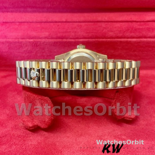 Rolex Datejust 179178 Blue Diamonds Dial Yellow Gold 26MM Lady Replica Watch