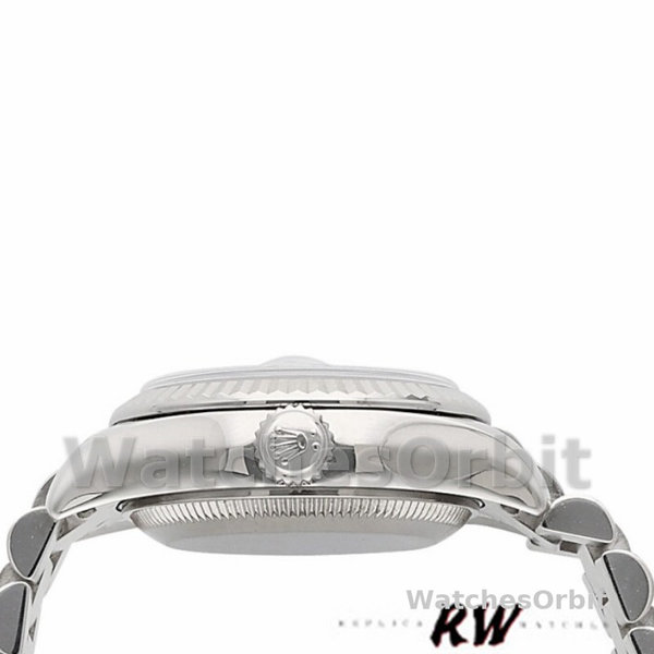Rolex Datejust 179179 White Roman Numeral Dial Fluted Bezel 26MM Lady Replica Watch