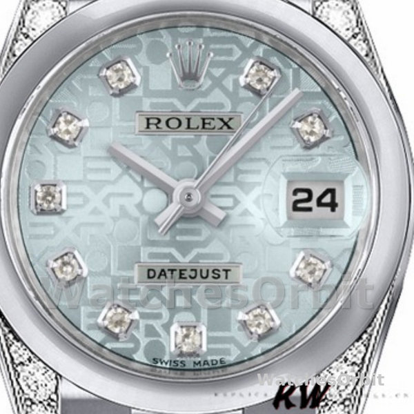 Rolex Datejust 179269 Ice Blue Jubilee Dial Diamond Lugs 26MM Lady Replica Watch