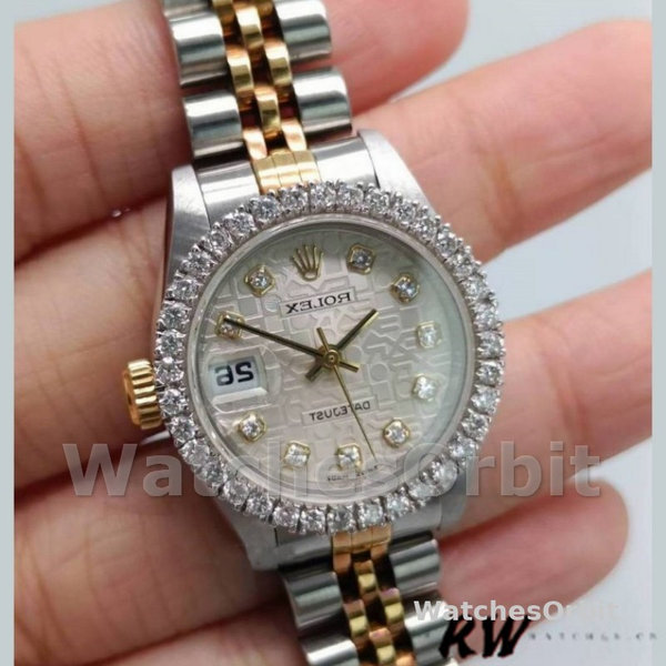 Rolex Datejust 179383 Silver Jubilee Dial 26MM Lady Replica Watch