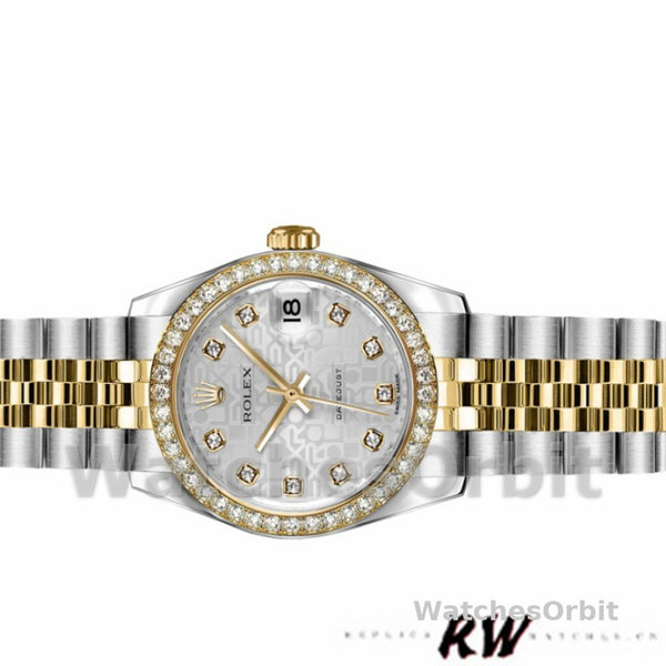 Rolex Datejust 179383 Silver Jubilee Dial 26MM Lady Replica Watch