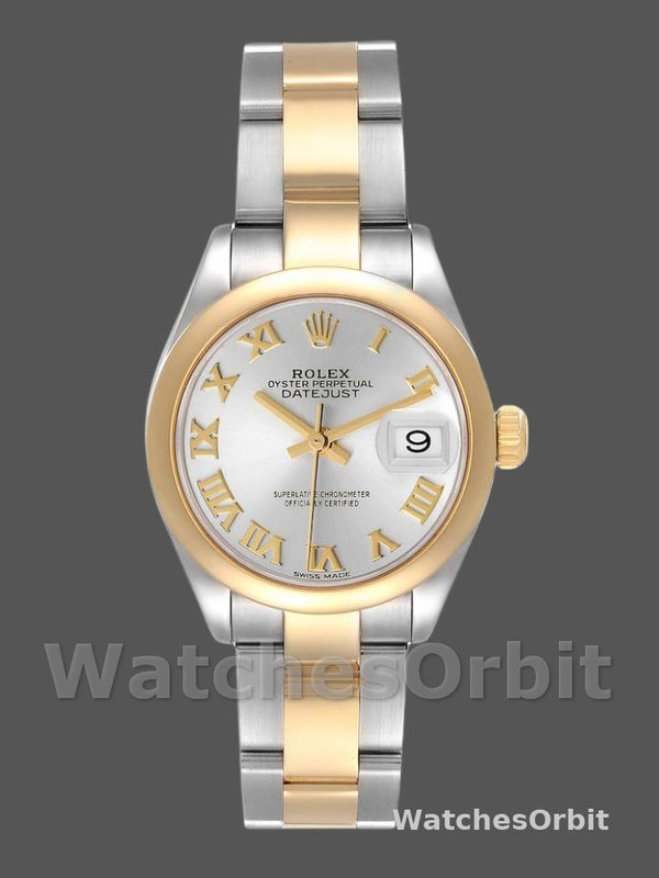 Rolex Datejust 279163 Silver Roman Dial Domed Bezel 28mm Lady Replica Watch