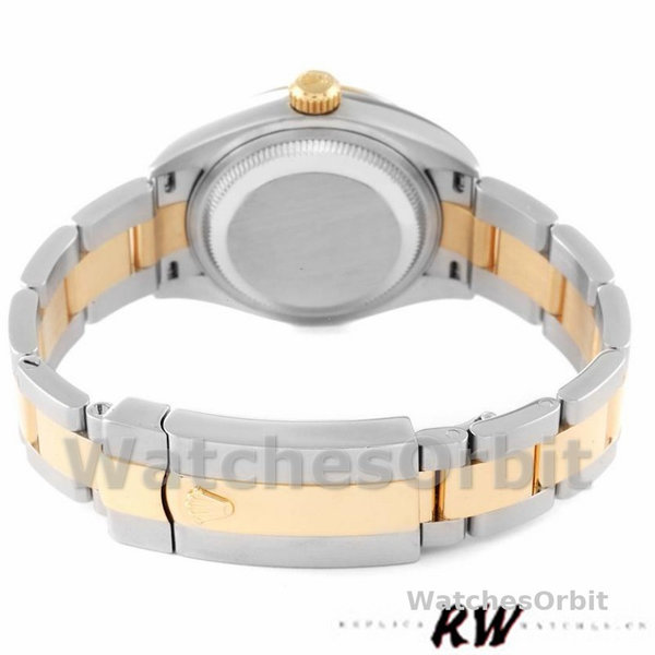 Rolex Datejust 279163 Silver Roman Dial Domed Bezel 28mm Lady Replica Watch