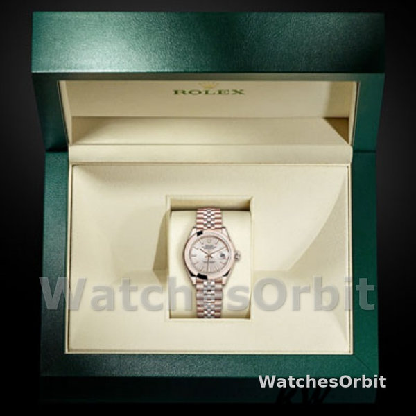 Rolex Datejust 279165 Sundust Index Dial Domed Bezel 28mm Lady Replica Watch
