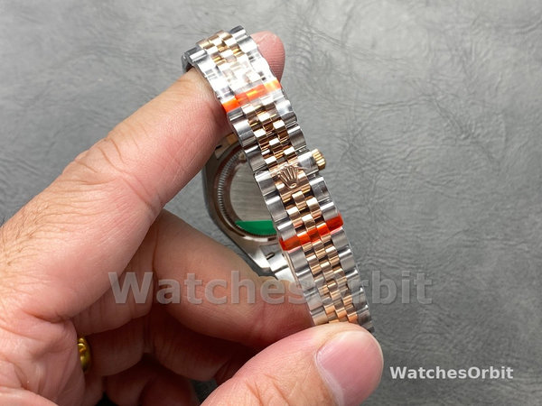 Rolex Datejust 279171 0007 28 Olive Green Diamond-Set Jubilee Ladies Watch