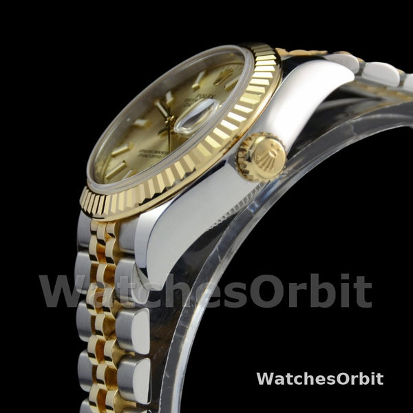 Rolex Datejust 279173 Champagne Index Dial Fluted Bezel 28mm Lady Replica Watch
