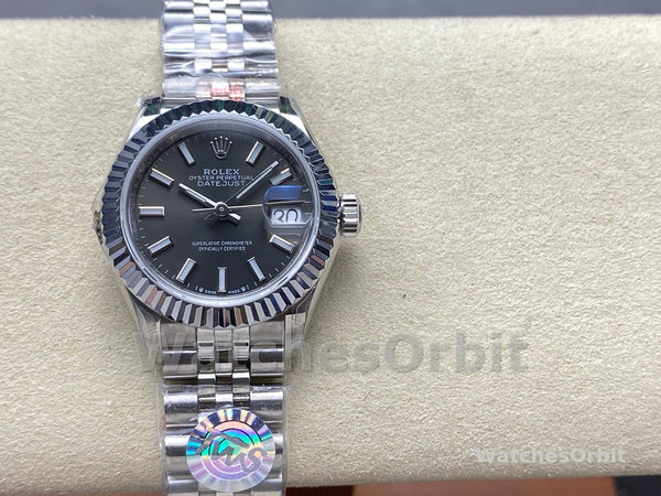 Rolex Datejust 279174 0011 28 mm Dark Grey Dial Women's Watch