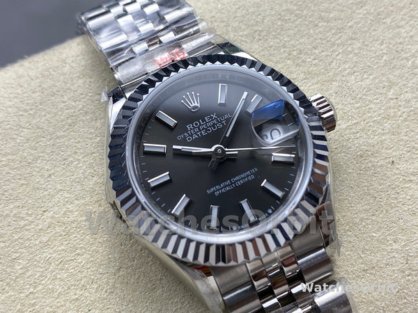Rolex Datejust 279174 0011 28 mm Dark Grey Dial Women's Watch