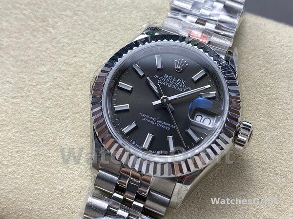 Rolex Datejust 279174 0011 28 mm Dark Grey Dial Women's Watch