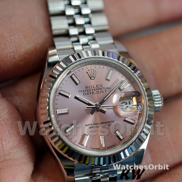 Rolex Datejust 279174 Stainless Steel Pink Index Dial 28mm Lady Replica Watch