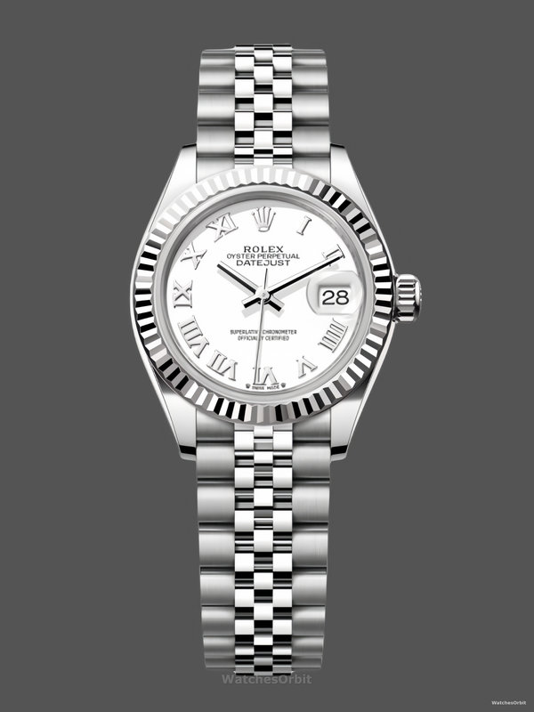 Rolex Datejust 279174 Stainless Steel Silver Roman Numeral Dial 28mm Lady Replica Watch