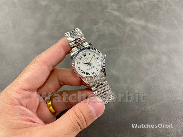 Rolex Datejust 279174 Stainless Steel Silver Roman Numeral Dial 28mm Lady Replica Watch