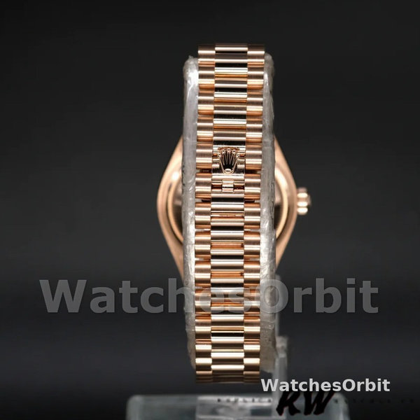 Rolex Datejust 279175 Diamond Paved Dial Fluted Bezel 28mm Lady Replica Watch