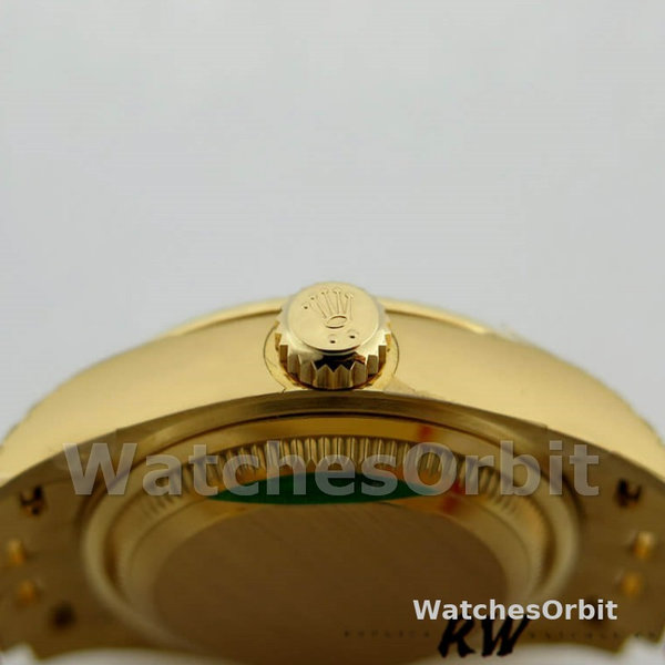 Rolex Datejust 279178 Silver Dial Diamond Yellow Gold 28mm Lady Replica Watch