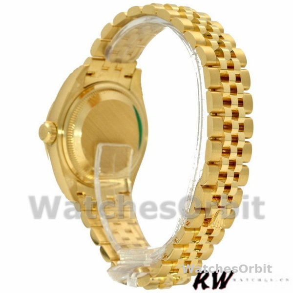 Rolex Datejust 279178 White Roman Dial Yellow Gold 28mm Lady Replica Watch