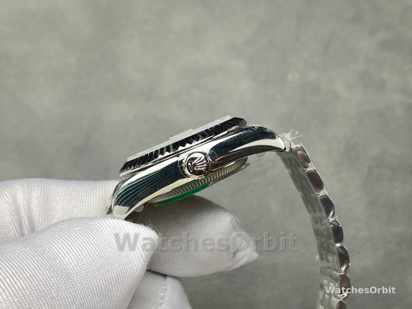 Rolex Datejust 28 Automatic Silver Dial White Gold and Steel M279174 0005 Women's Watch