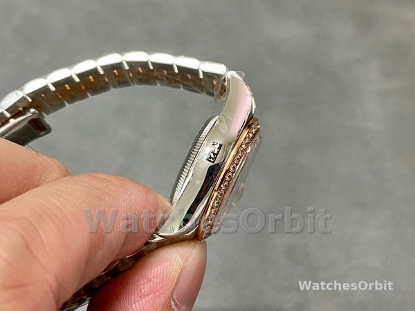 Rolex Datejust 28 Oystersteel and Everose Gold m279381rbr 0027 Women's Watch