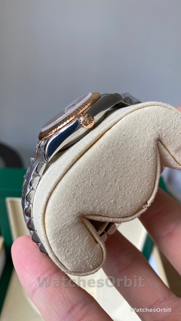 Rolex Datejust 28 Oystersteel and Rose Gold m279171 0015 Lady Watch