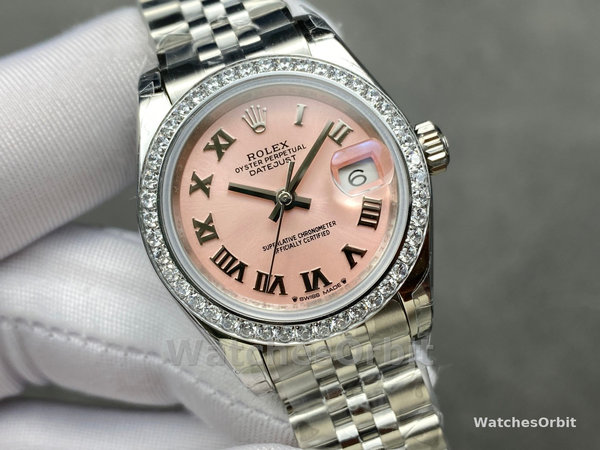 Rolex Datejust 28 Pink Roman Jubilee 279384RBR 0005 Women's Watch