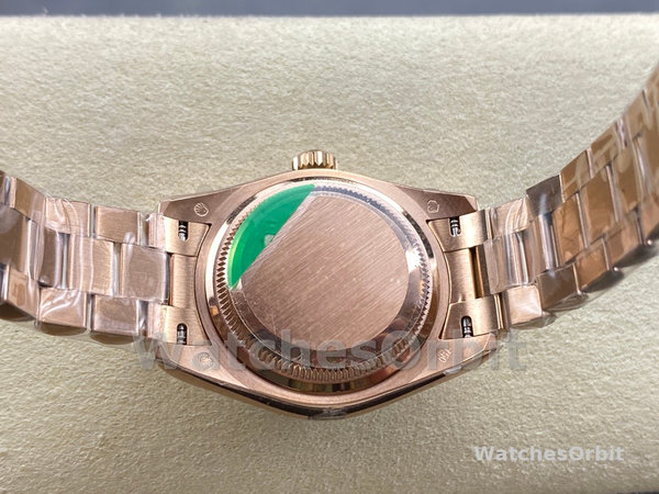 Rolex Datejust 28mm Everose Gold 279135RBR 0001 Chocolate 17 Diamond President Lady